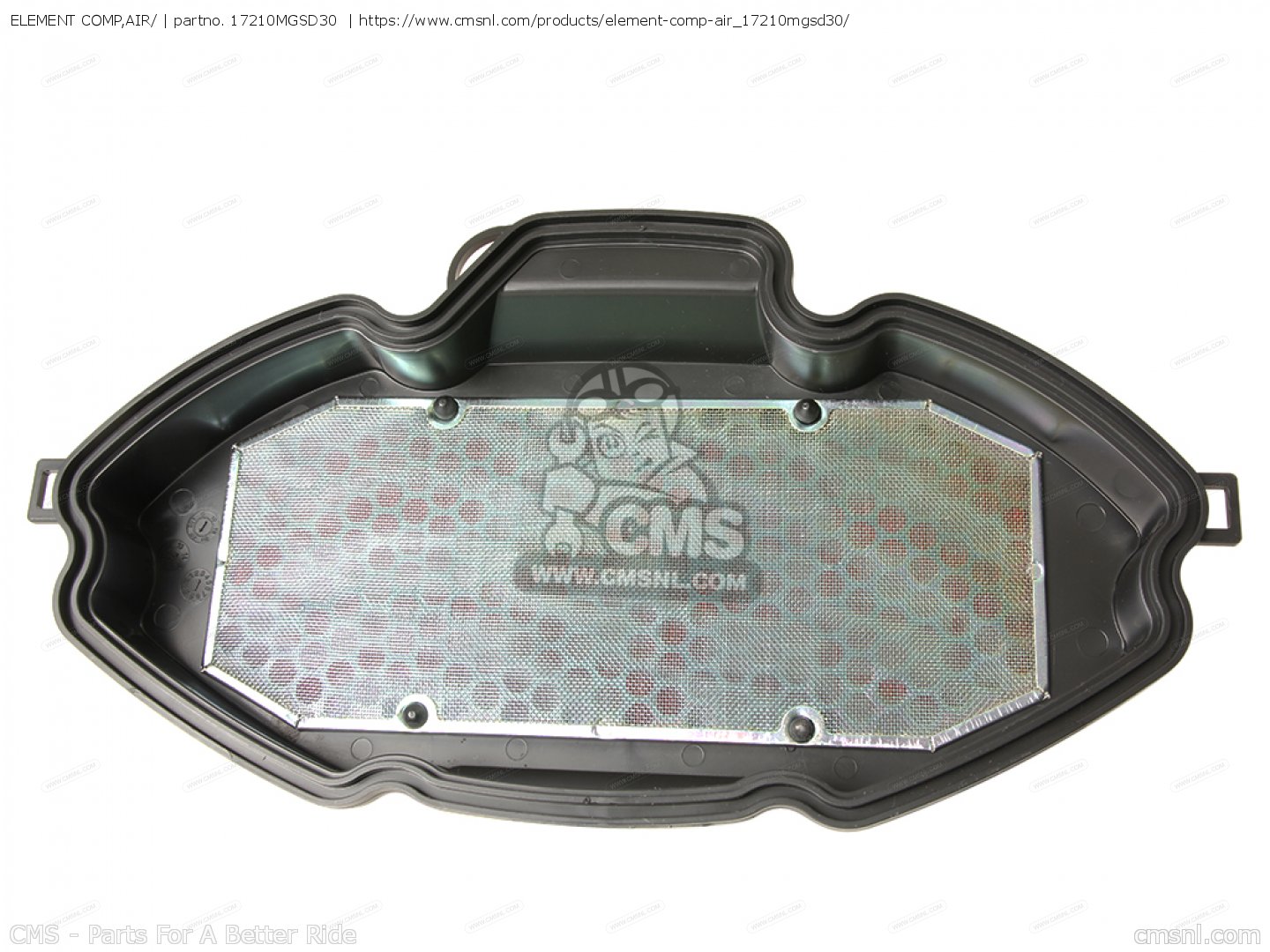 17210MGSD30: Element Comp,air/ Honda - buy the 17210-MGS-D30 at CMSNL