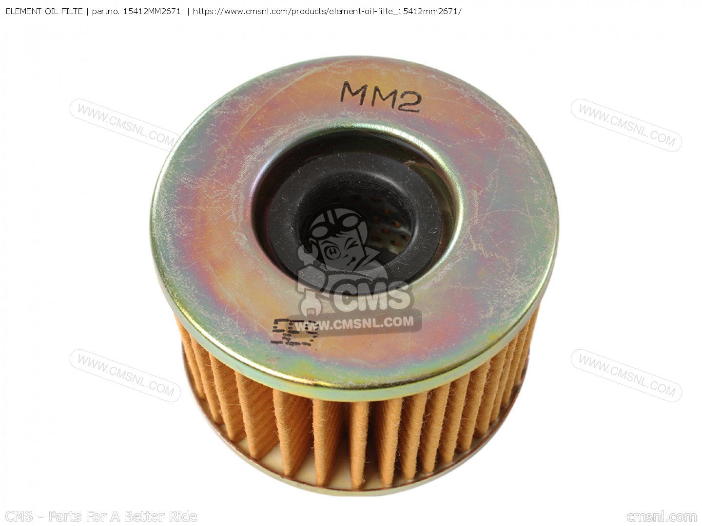 15412MM2671: ELEMENT OIL FILTE Honda - buy the 15412-MM2-671 at CMSNL