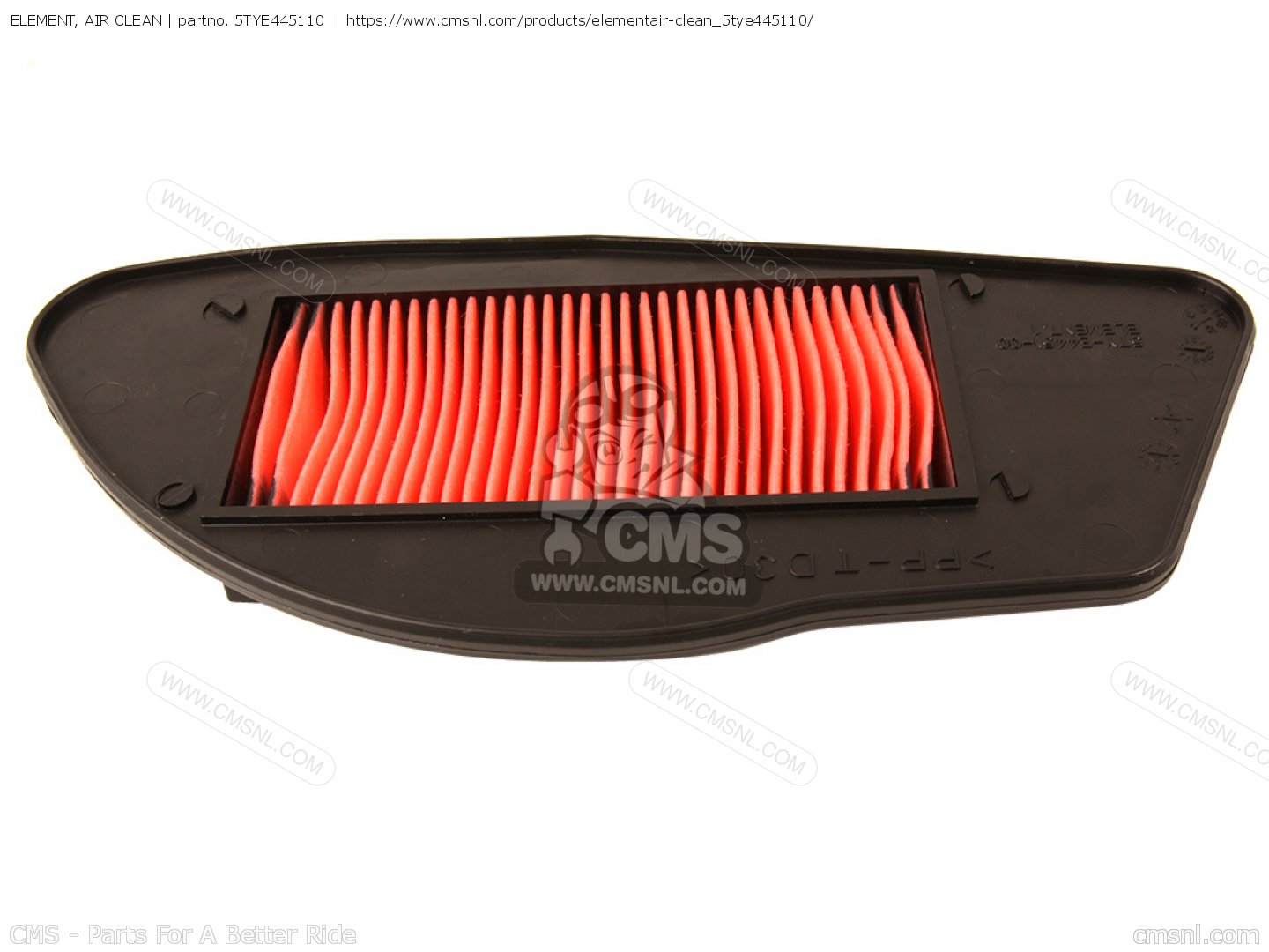 5TYE445110 Element, Air Clean Yamaha buy the 5TYE445110 at CMSNL