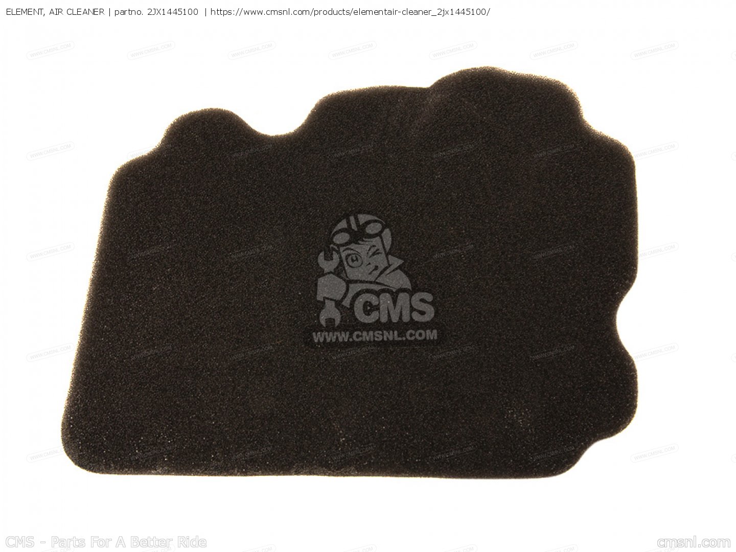 ELEMENT, AIR CLEANER for TW200 TRAILWAY 1987 (H) USA order at CMSNL