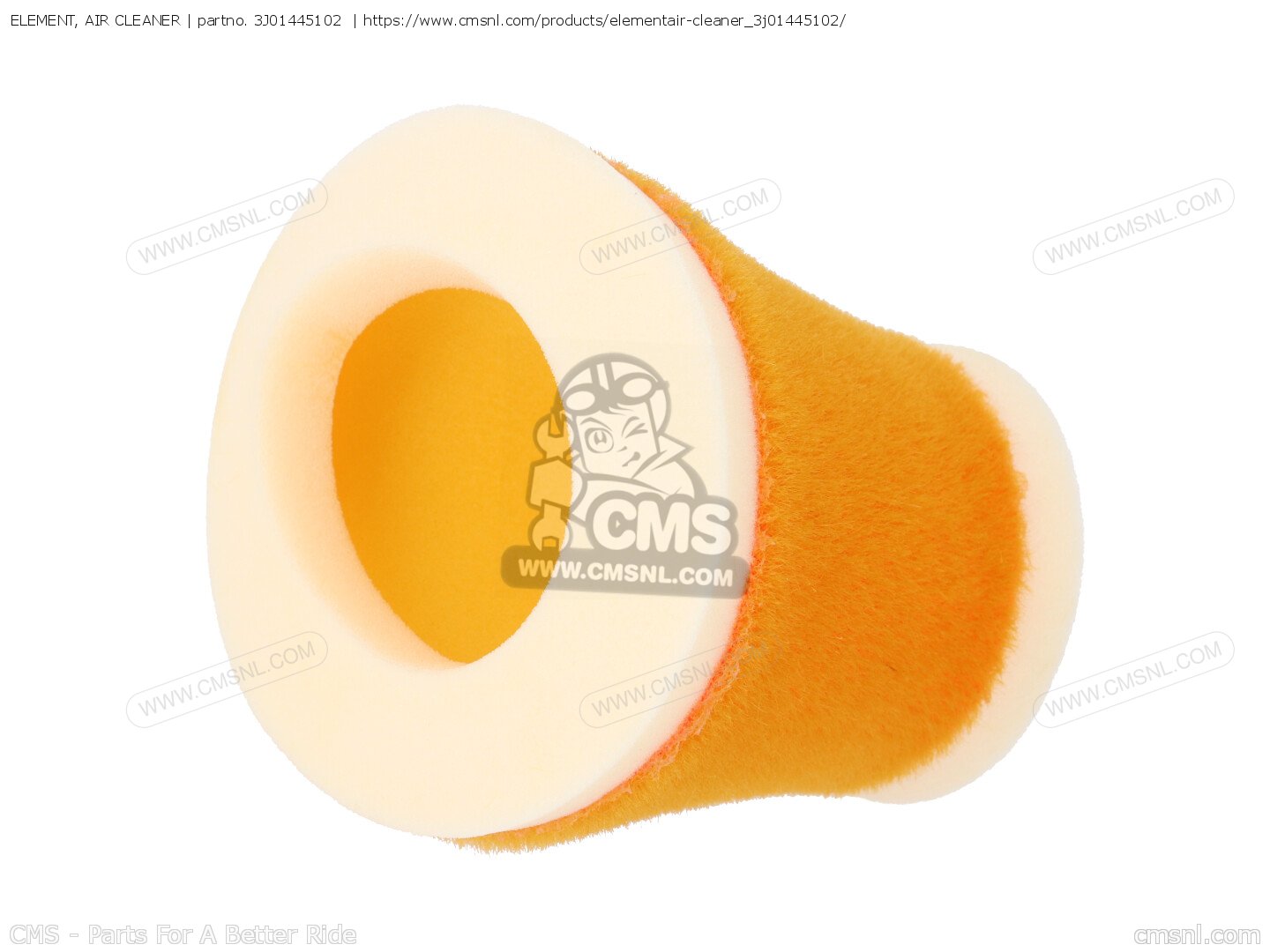 3J01445102 Element, Air Cleaner Yamaha buy the 3J01445102 at CMSNL