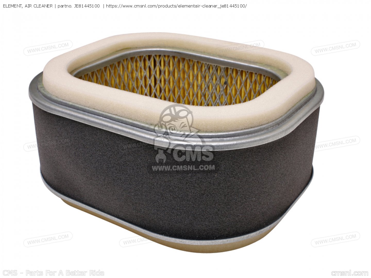 JE81445100 Element, Air Cleaner Yamaha buy the JE8144510000 at CMSNL