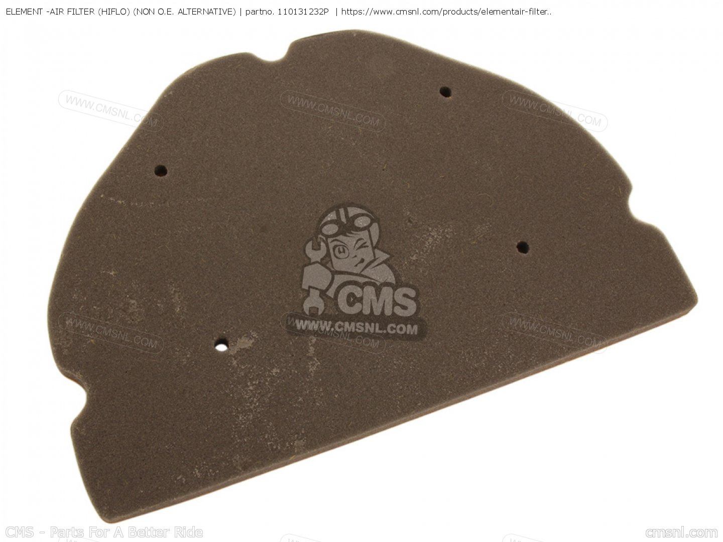 ELEMENT -AIR FILTER (HIFLO) (NON O.E. ALTERNATIVE) for ZX900B3 NINJA ZX9R  1996 USA CALIFORNIA CANADA - order at CMSNL
