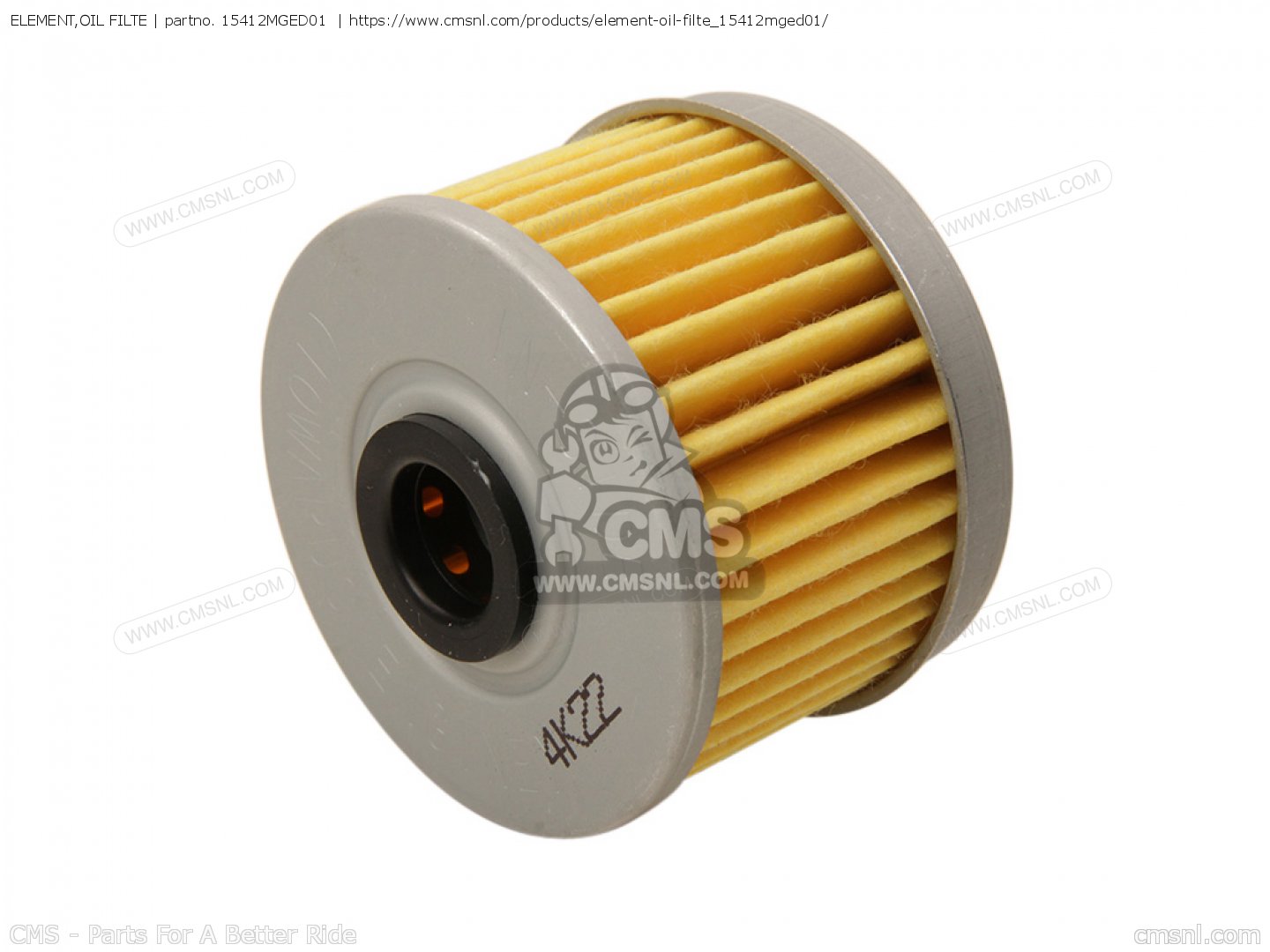 15412MGED01 Element,oil Filte Honda buy the 15412MGED01 at CMSNL