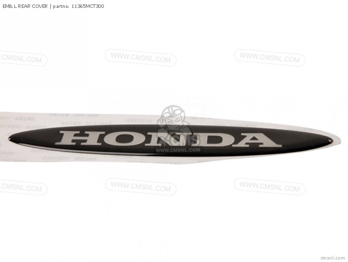 Honda EMB,L REAR COVER 11365MCT300