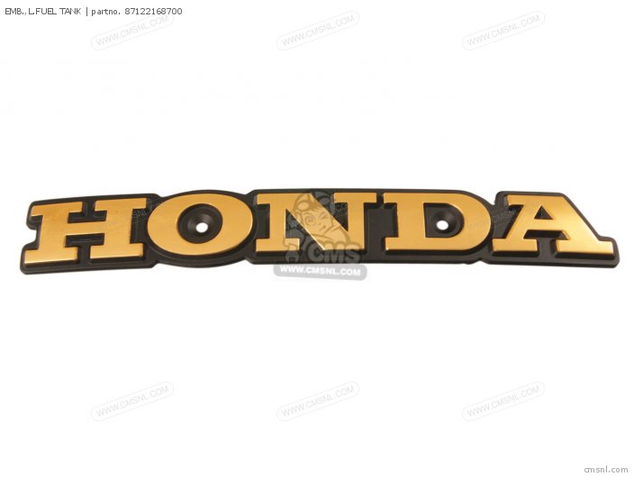 Honda EMB.,L.FUEL TANK 87122168700