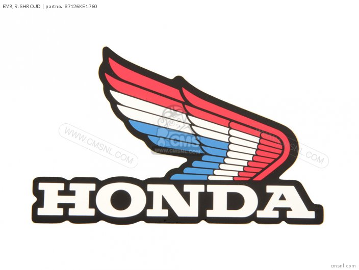Honda EMB,R.SHROUD 87126KE1760