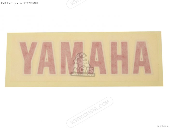Yamaha EMBLEM 1 8T67735100