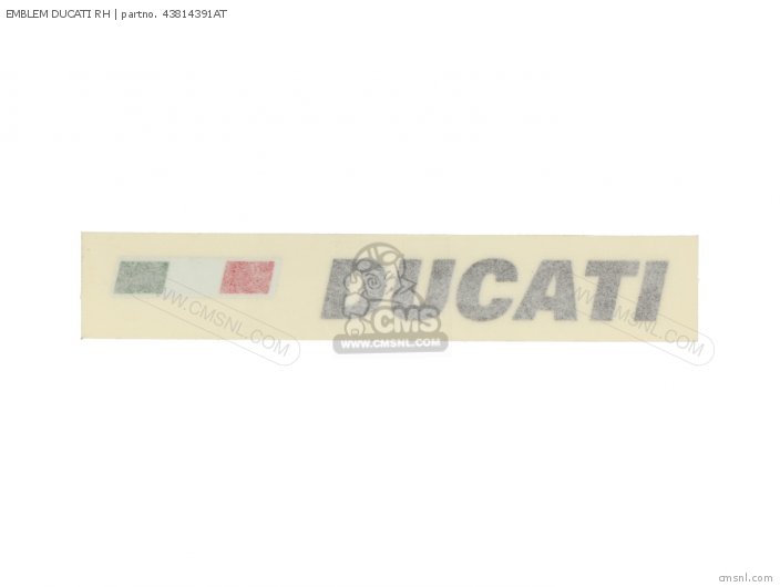 Ducati EMBLEM DUCATI RH 43814391AT