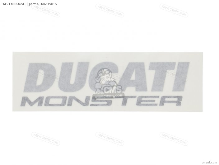 Ducati EMBLEM DUCATI 43611981A