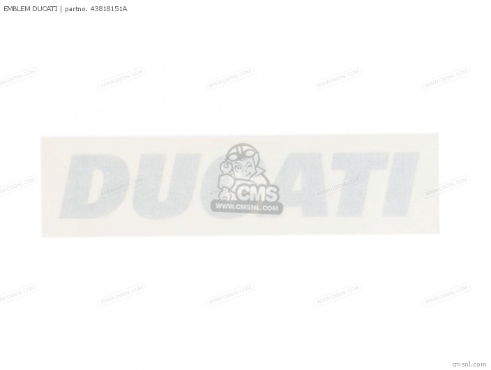 Ducati EMBLEM DUCATI 43818151A