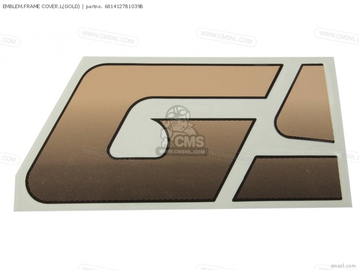 Suzuki EMBLEM,FRAME COVER,L(GOLD) 6814127B1039B