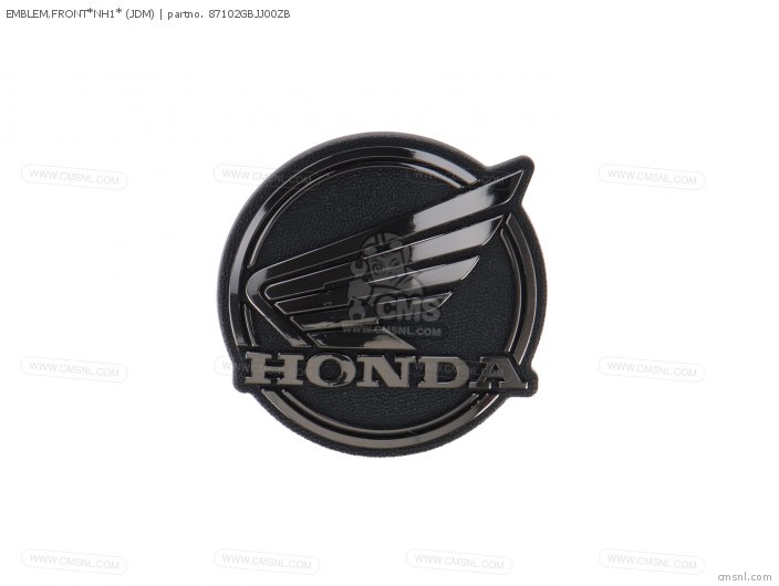 Honda EMBLEM,FRONT*NH1* (JDM) 87102GBJJ00ZB