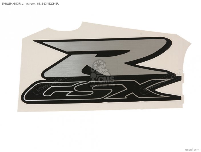 Suzuki EMBLEM,GSXR,L 6819134E20M6U