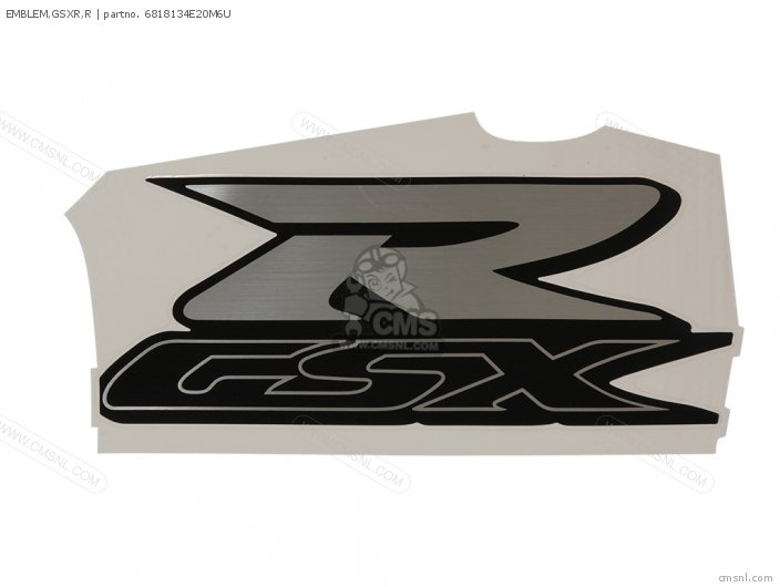 Suzuki EMBLEM,GSXR,R 6818134E20M6U