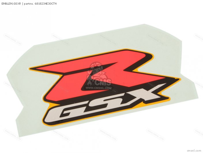 Suzuki EMBLEM,GSXR 6818234E30CT4