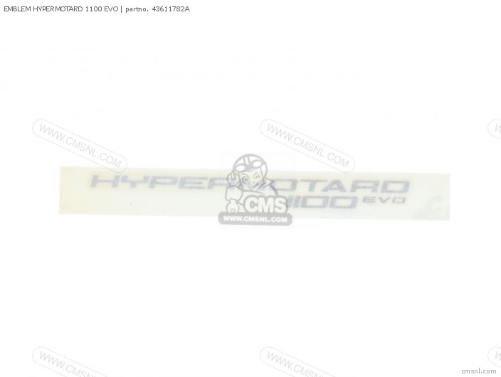 Ducati EMBLEM HYPERMOTARD 1100 EVO 43611782A