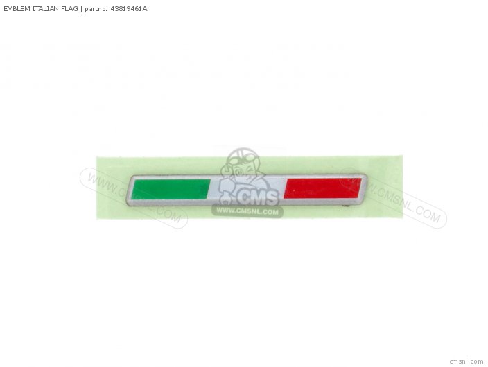 Ducati EMBLEM ITALIAN FLAG 43819461A