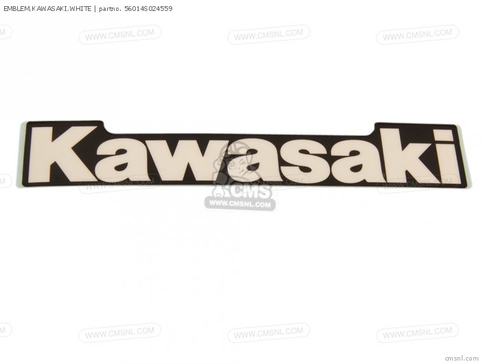 Kawasaki EMBLEM,KAWASAKI,WHITE 56014S024559