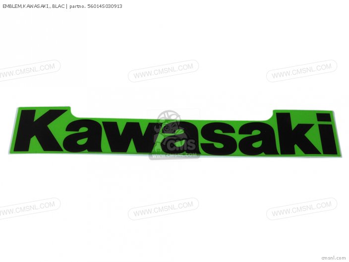 Kawasaki EMBLEM,KAWASAKI,,BLAC 56014S030913