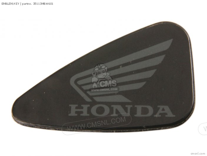 Honda EMBLEM,KEY 35113MBW601