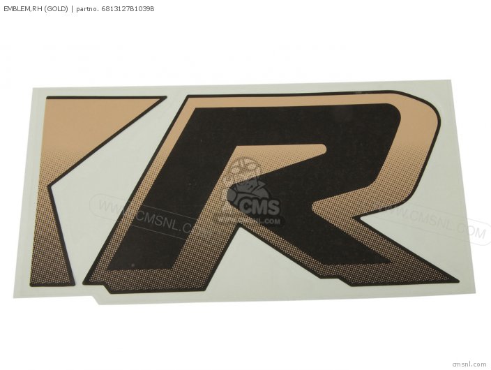 Suzuki EMBLEM,RH (GOLD) 6813127B1039B