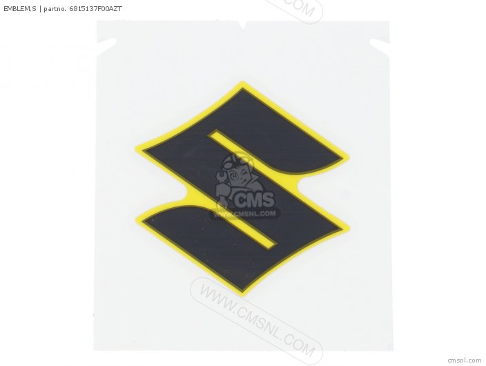 Suzuki EMBLEM,S 6815137F00AZT