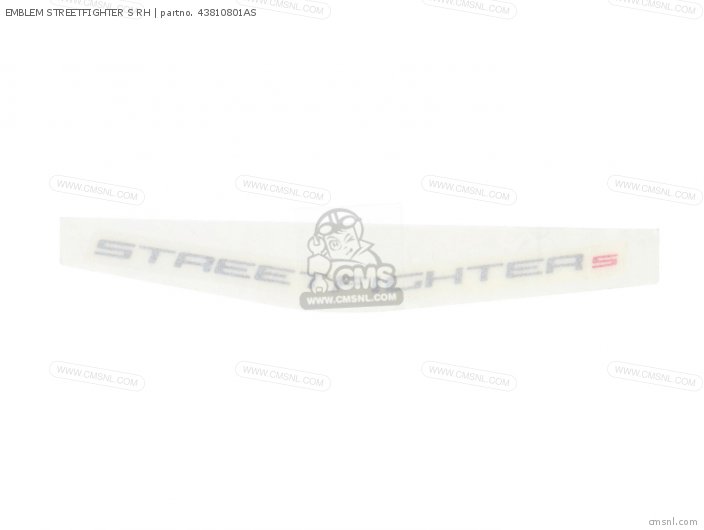 Ducati EMBLEM STREETFIGHTER S RH 43810801AS