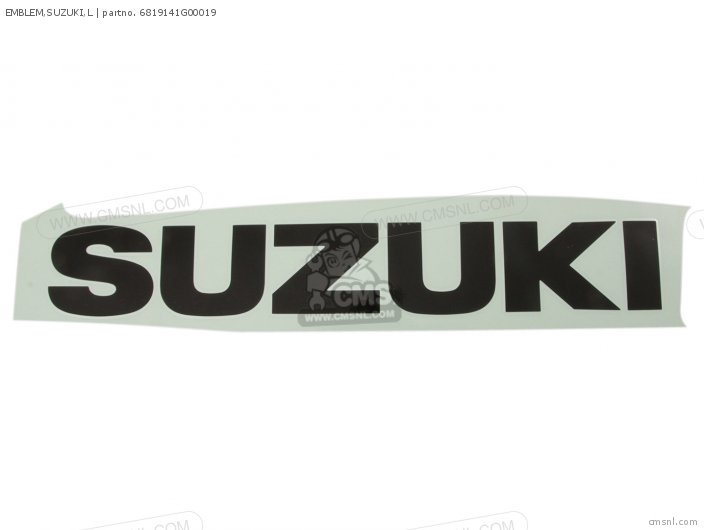 Suzuki EMBLEM,SUZUKI,L 6819141G00019