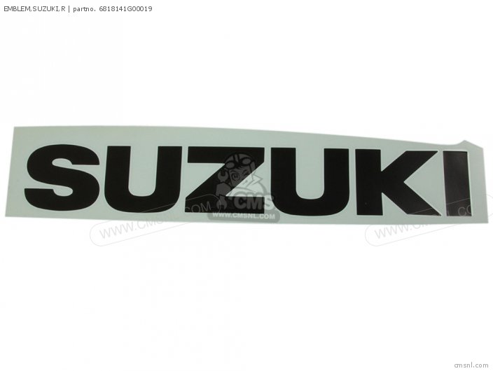 Suzuki EMBLEM,SUZUKI,R 6818141G00019
