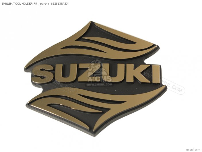 Suzuki EMBLEM,TOOL HOLDER RR 6826138A30