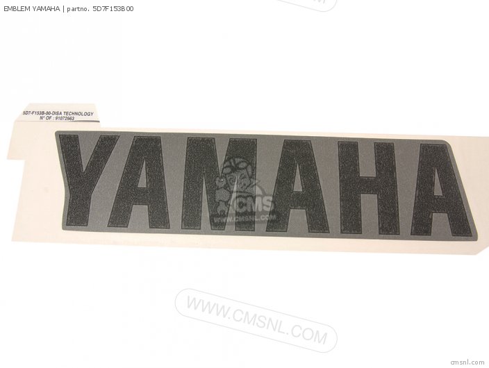 Yamaha EMBLEM YAMAHA 5D7F153B00 Yamaha EMBLEM YAMAHA 5D7F153B00