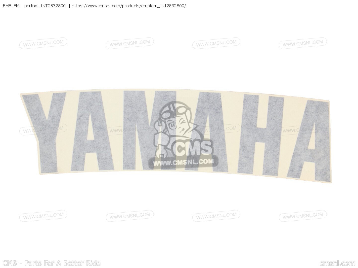 Autocollant Emblème Yamaha FZ 750 1986 - Pièce D'origine Neuve