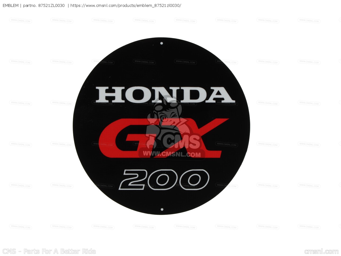 Emblem For Gx0 Rh 14zk0402 Order At Cmsnl