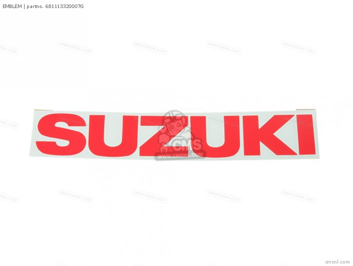 Suzuki EMBLEM 681113320007G