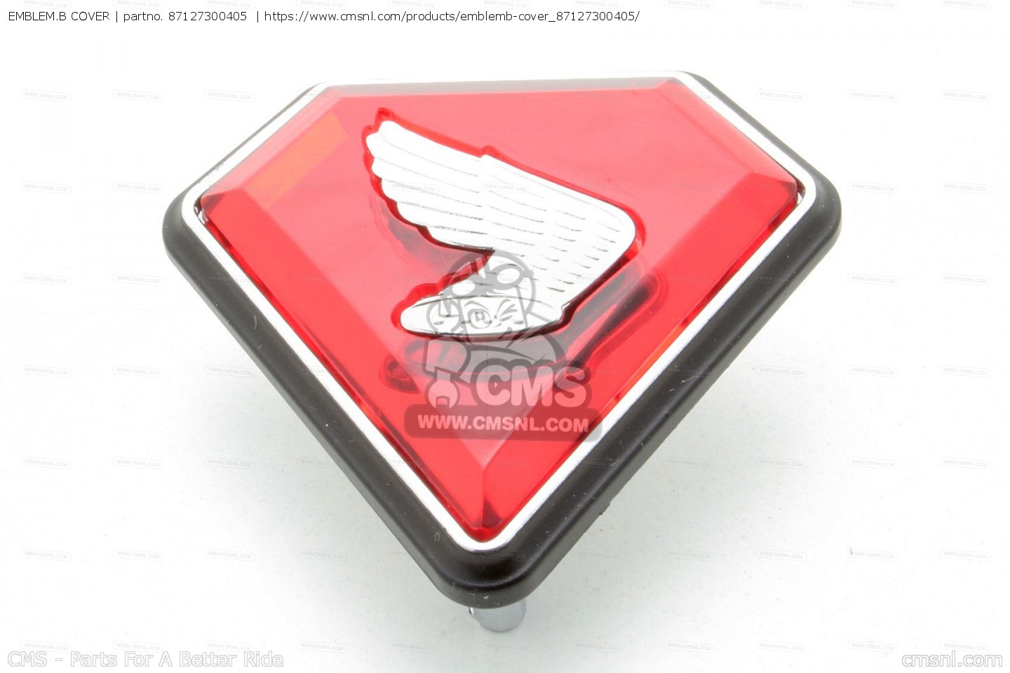 87127300405: Emblem.b Cover Honda - Buy The 87127-300-405 At CMSNL