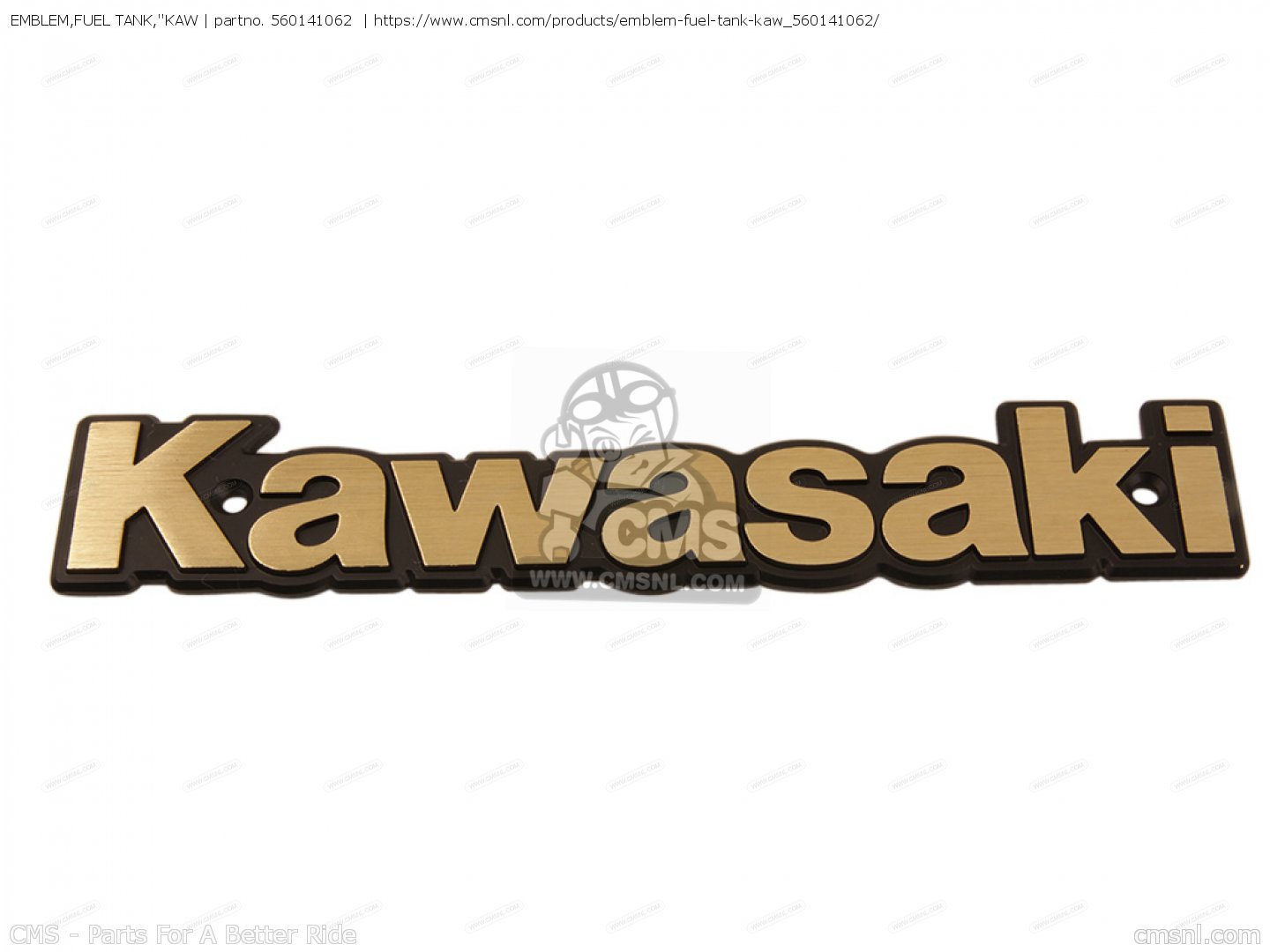 560141062 Emblem,fuel Tank,"kaw Kawasaki buy the 560141062 at CMSNL
