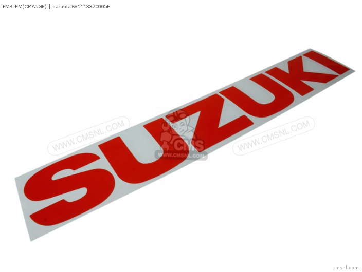 Suzuki EMBLEM(ORANGE) 681113320005F