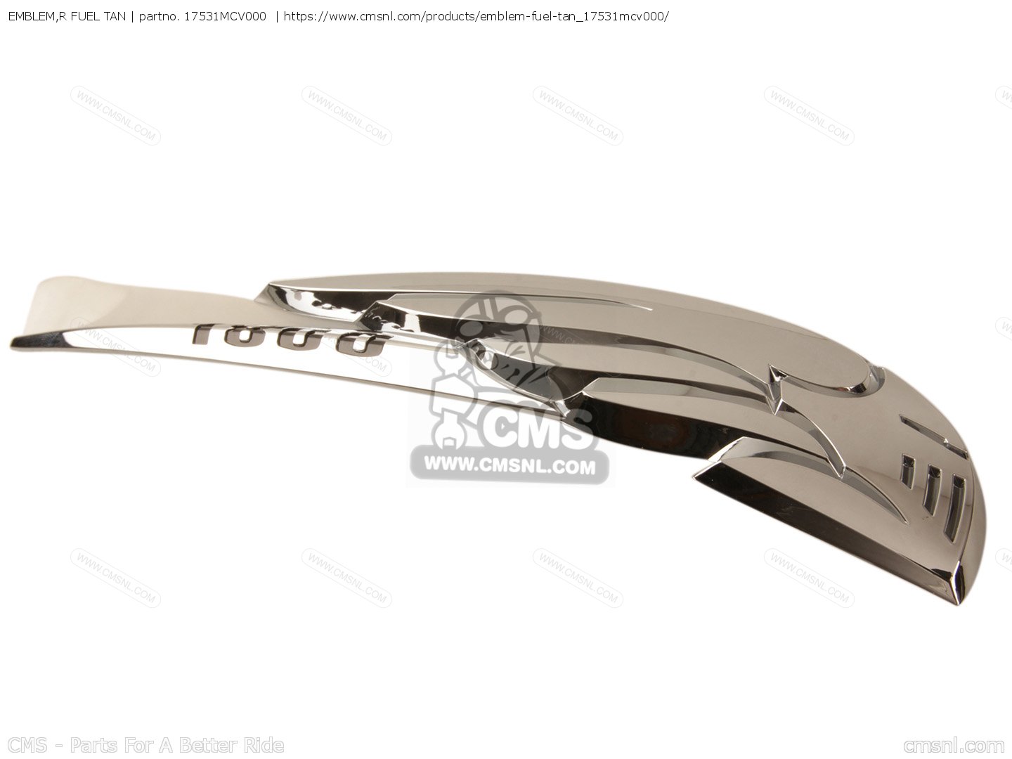 17531MCV000 Emblem,r Fuel Tan Honda buy the 17531MCV000 at CMSNL