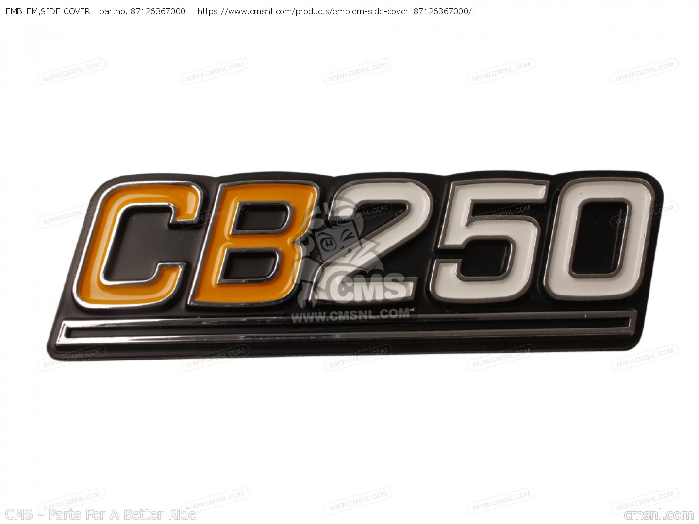 HONDA ホンダ純正部品 EMBLEM,BODY COVER 87506-918-000 Webike