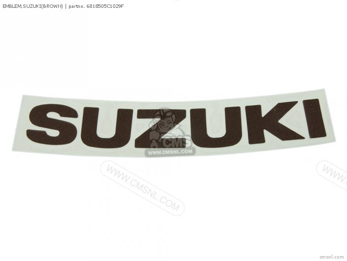 Emblem, Suzuki(brown) photo