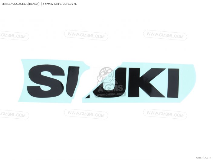 Emblem, Suzuki, L(black) photo