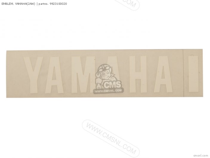 Emblem, Yamaha(2aw) photo