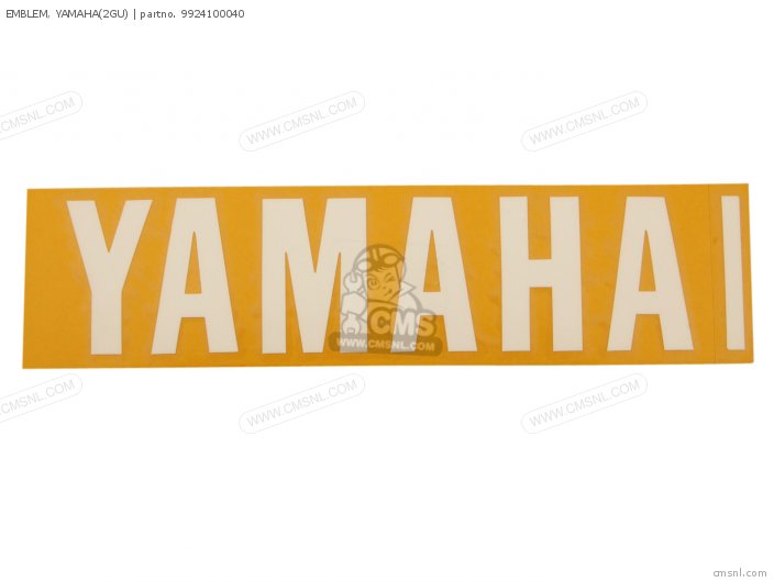 Yamaha EMBLEM, YAMAHA(2GU) 9924100040
