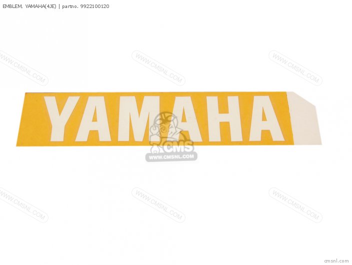 Yamaha EMBLEM, YAMAHA(4JE) 9922100120