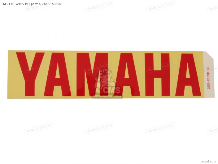 Yamaha EMBLEM, YAMAHA 2SG2153B00