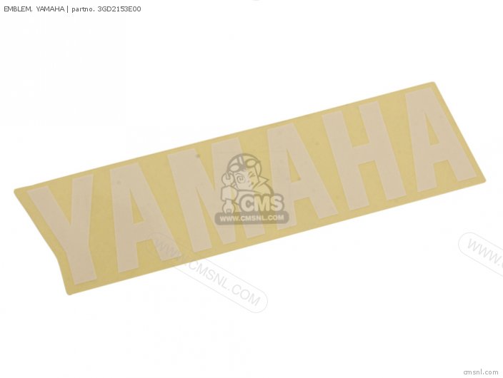 Yamaha EMBLEM, YAMAHA 3GD2153E00