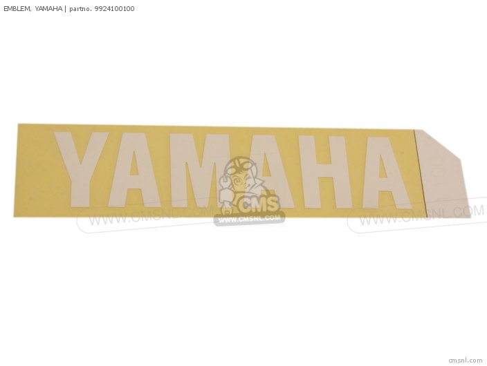 9924100100: Emblem, Yamaha Yamaha - buy the 99241-00100-00 at CMSNL