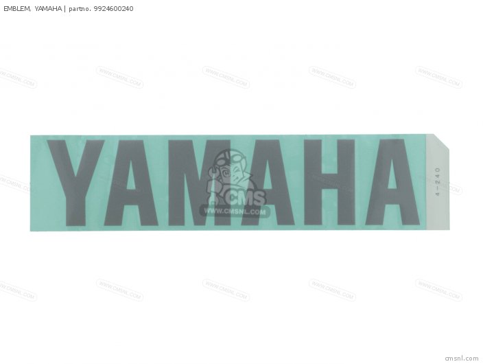 Yamaha EMBLEM, YAMAHA 9924600240
