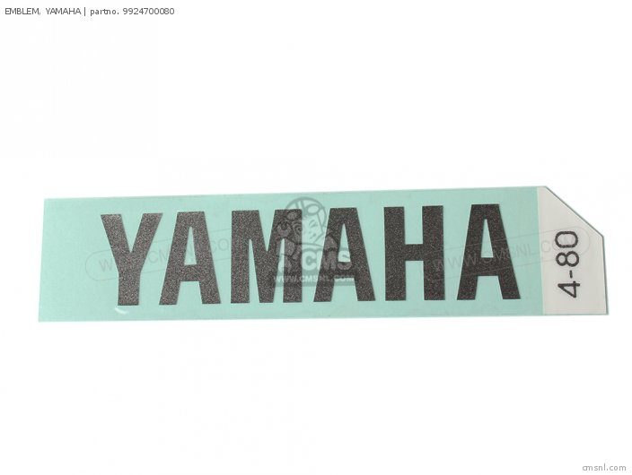 Yamaha EMBLEM, YAMAHA 9924700080